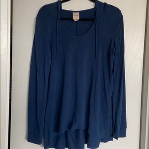 Freeloader Navy Blue Hooded Sweater